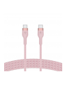 belkin Kabel BoostCharge USB-C/USB-C silikonowy w oplocie 1m, różowy - nr 3