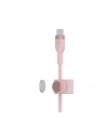 belkin Kabel BoostCharge USB-C/USB-C silikonowy w oplocie 1m, różowy - nr 5