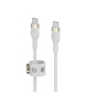 belkin Kabel BoostCharge USB-C/USB-C silikonowy w oplocie 1m, biały - nr 13