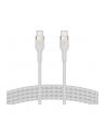 belkin Kabel BoostCharge USB-C/USB-C silikonowy w oplocie 1m, biały - nr 23