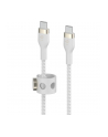 belkin Kabel BoostCharge USB-C/USB-C silikonowy w oplocie 1m, biały - nr 6