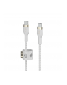 belkin Kabel BoostCharge USB-C/USB-C silikonowy w oplocie 1m, biały - nr 9