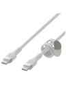 belkin Kabel BoostCharge USB-C/USB-C silikonowy w oplocie 2m, biały - nr 13
