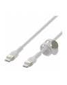 belkin Kabel BoostCharge USB-C/USB-C silikonowy w oplocie 2m, biały - nr 22