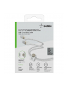 belkin Kabel BoostCharge USB-C/USB-C silikonowy w oplocie 2m, biały - nr 25