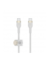 belkin Kabel BoostCharge USB-C/USB-C silikonowy w oplocie 2m, biały - nr 12