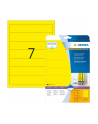 Herma Etykiety kolorowe Special 5091 na segregatory A4 żółte 192 x 38mm papier matowy nieprzejrzysty 140szt. zaokrąglone narożniki 5091 - nr 1