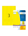 Herma Etykiety kolorowe Special 5136 na segregatory A4 żółte 61 x 297mm papier matowy nieprzejrzysty 60szt. zaokrąglone narożniki 5136 - nr 4