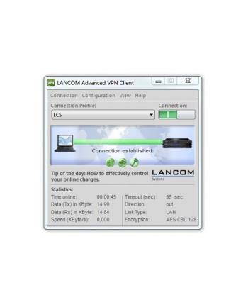 Lancom Systems Upgrade Advanced VPN Client 10 Licenses (LS61604) nr 2
