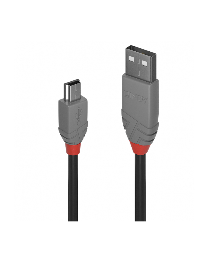 Lindy 36720 Kabel USB 2.0 A-Mini-B Anthra Line 0,2m (ly36720) główny