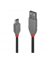 Lindy 36721 Kabel USB 2.0 A Mini-B Anthra Line 0,5m (ly36721) - nr 2