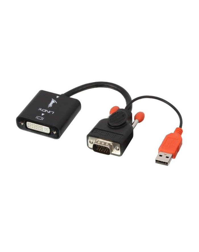 Lindy Przejściówka (adapter) VGA na DVI-D aktywna LY38184 główny