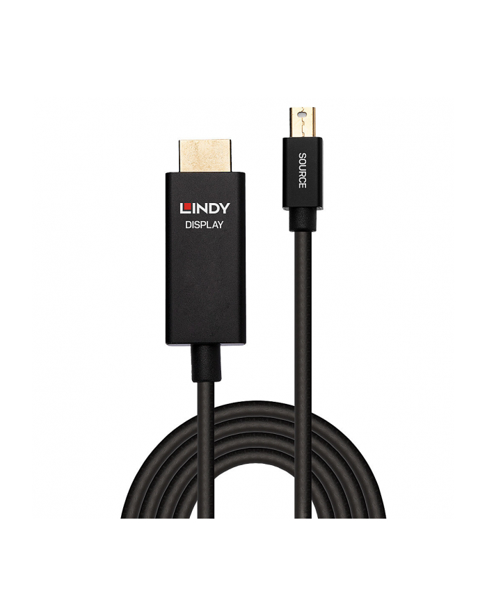 LINDY 40923 AKTYWNY KABEL MINI DISPLAYPORT - HDMI Z HDR - 3M główny