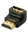 Lindy Przejściówka (łącznik) kątowy dolny gniazdo HDMI - wtyk HDMI 41085 - nr 3