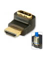 Lindy Przejściówka (łącznik) kątowy górny gniazdo HDMI - wtyk HDMI 41086 - nr 1