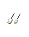 Lindy 41680 płaski Kabel HDMI - Micro HDMI (typu D) 1.4a High Speed Cat2 Ethernet,  Slim - 0,5m - nr 4