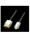 Lindy 41680 płaski Kabel HDMI - Micro HDMI (typu D) 1.4a High Speed Cat2 Ethernet,  Slim - 0,5m - nr 6