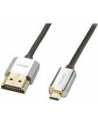 Lindy 41682 płaski  Kabel HDMI - Micro HDMI (typu D) 1.4a High Speed Cat2 Ethernet,  Slim - 2m - nr 15