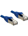 Lindy 47145 Kabel sieciowy (skrętka) RJ45 Cat.6a S/FTP LS0H, Niebieski - 0,3m - nr 8
