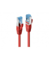 Lindy 47169 Kabel sieciowy (skrętka) RJ45 Cat.6a S/FTP LS0H, Czerwony - 15m - nr 10