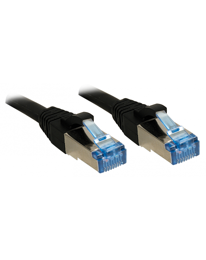 Lindy 47182 Kabel sieciowy (skrętka) RJ45 Cat.6a S/FTP LS0H, Czarny - 7,5m główny