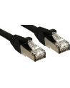 Lindy 47186 Kabel sieciowy (skrętka) RJ45 Cat.6a S/FTP LS0H, Czarny - 30m - nr 6