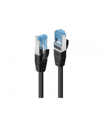 Lindy 47410 Kabel sieciowy (skrętka) RJ45 Cat.6a S/FTP TPE, Czarny - 0,3m