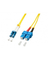 Lindy 47476 Kabel optyczny (światłowód) LC - SC OS2 jednomodowy, żółty - 20m - nr 13