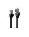 Lindy 47484 Kabel sieciowy (skrętka) RJ45 Cat.6a U/FTP, płaski, Czarny - 5m - nr 5