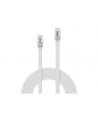 Lindy 47500 Kabel sieciowy (skrętka) RJ45 Cat.6 U/UTP, płaski, Biały - 0,3m - nr 4