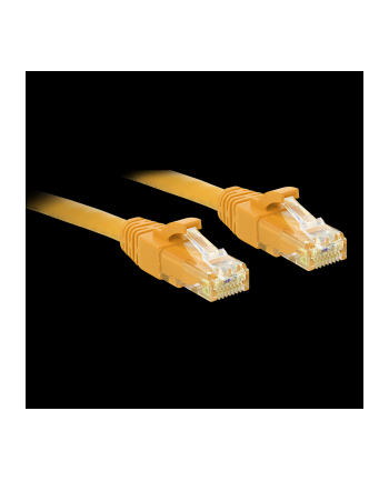 Lindy 48068 Kabel sieciowy skrętka CAT6 U/UTP żółty 15m nr 1