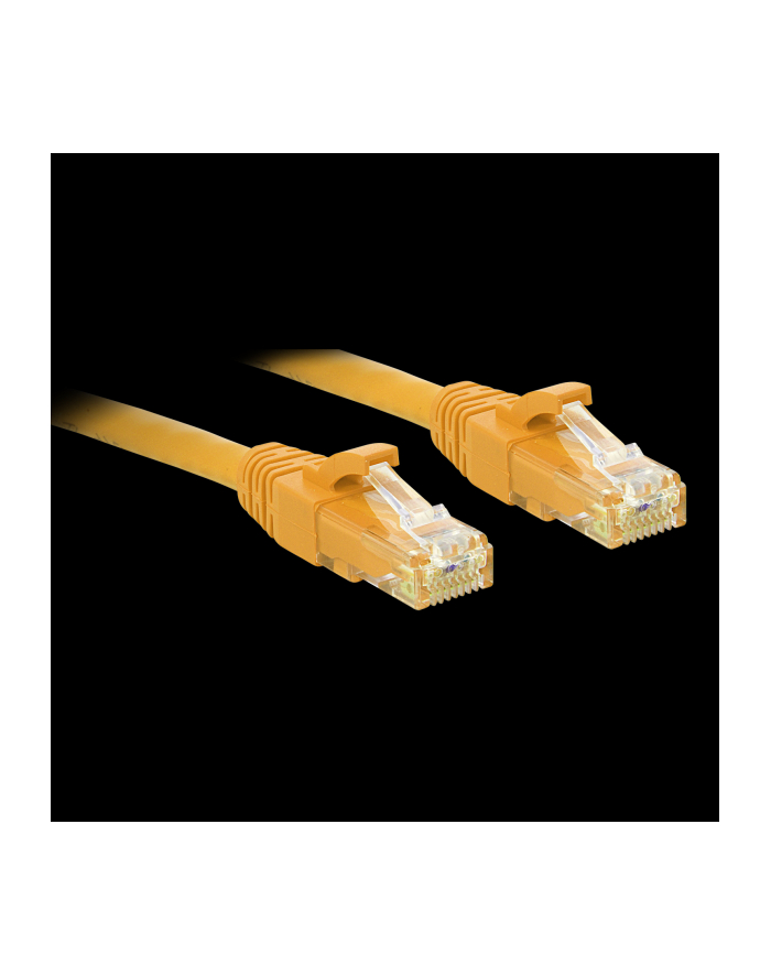 Lindy 48070 Kabel sieciowy (skrętka) RJ45 CAT6 U/UTP, żółty - 30m główny