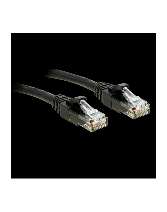 Lindy 48085 Kabel sieciowy skrętka CAT6 U/UTP czarny 30m główny