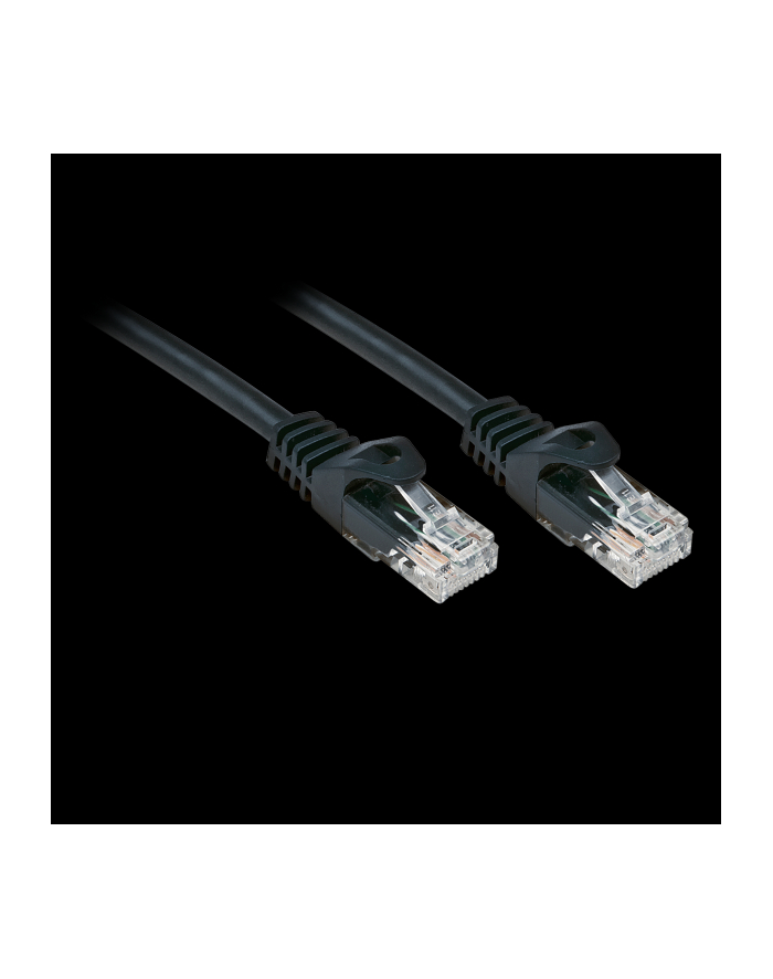 Lindy 48194 Kabel sieciowy (skrętka) RJ45 Cat.6 U/UTP, czarny - 3m główny