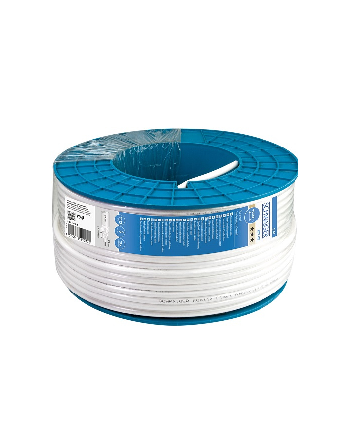 Schwaiger Coaxial 110 dB 100m Biały (KOX110100) główny