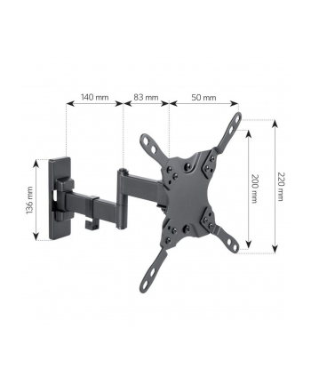 Techly Uchwyt Ścienny Lcd/Led 20Kg Obrotowy 109177