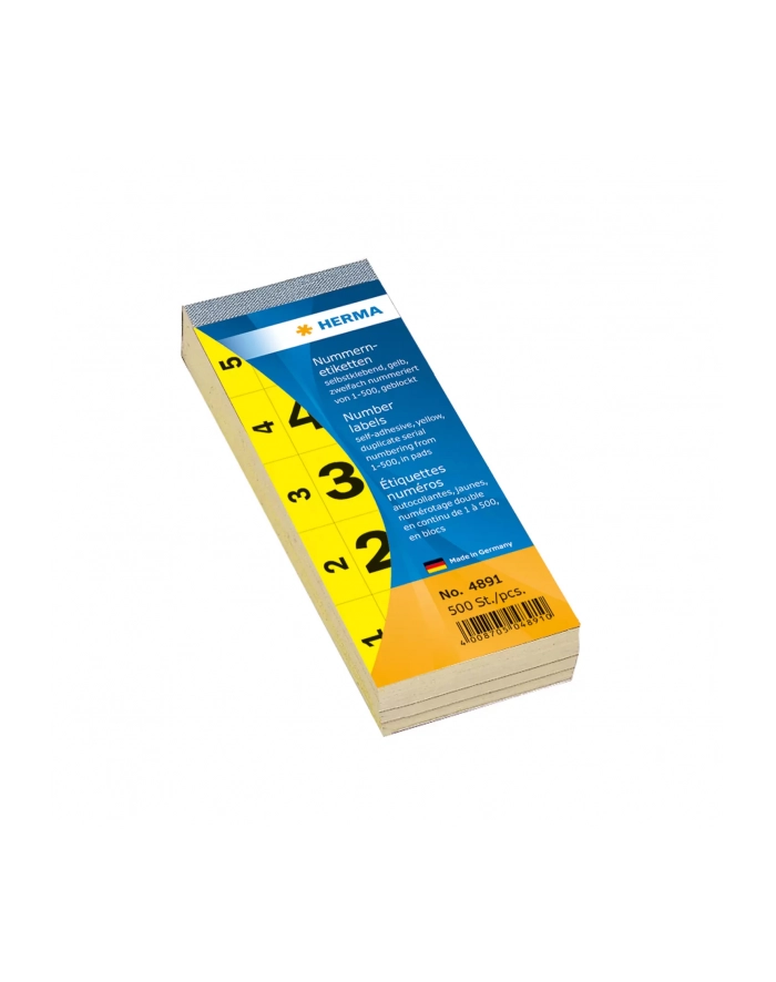 Herma Etykiety Samoprzylepne 28 X 56Mm / 500 Sztuk (4891) główny