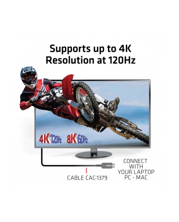 C3D Certyfikowany kabel Hdmi 2.1 Aoc Ultra High Speed 20m (Cac1379)