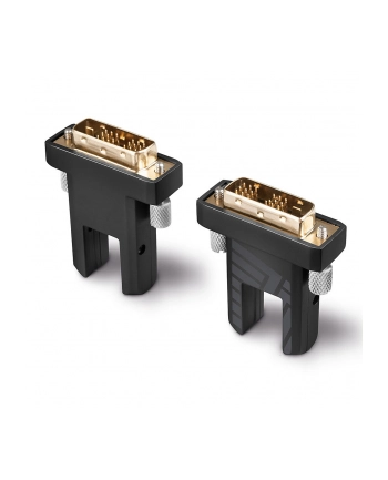 Lindy 38326 Hybrydowy kabel optyczny światłowodowy HDMI 2.0 18G z wymiennymi/odłączanymi wtykami HDMI i DVI 100m