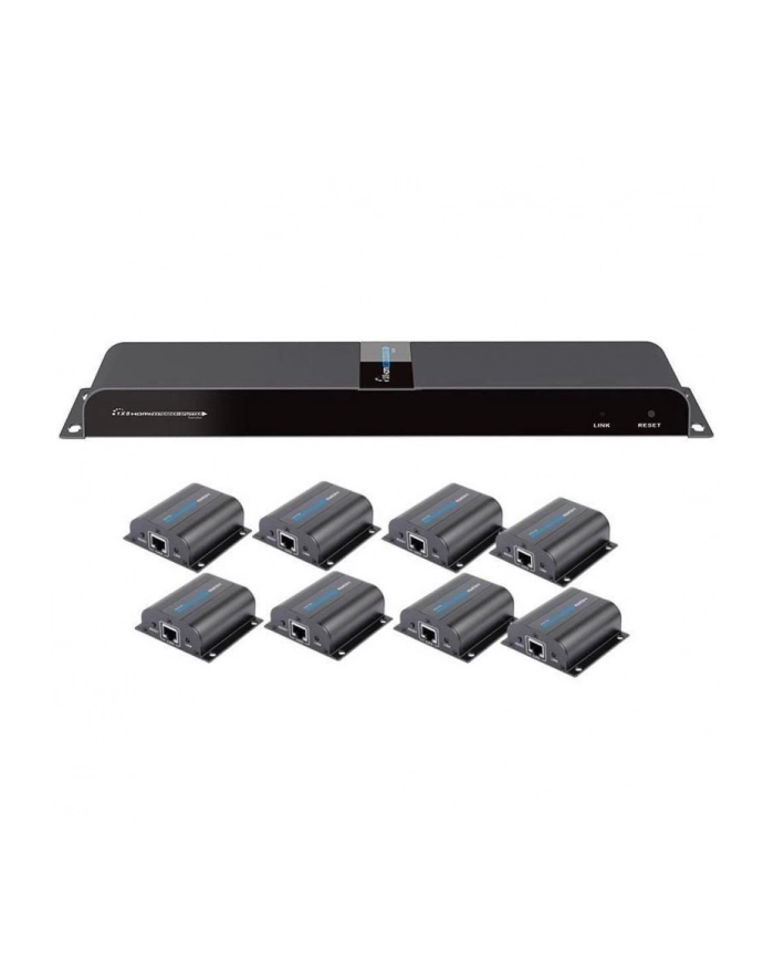 Ic Intracom Techly Hdmi 1X8 Extender Splitter Over Cat6/6A/7 50M With Ir Pass-Back (IDATAEXHL81TY) główny