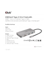 Club 3D Club3D hub USB-C, 9-in-1 hub s HDMI, VGA, 2x USB Gen1 Type-A, RJ45 (CL3) - nr 12