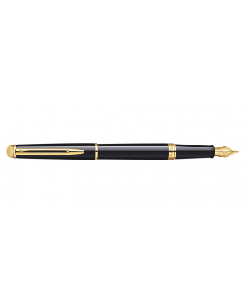 Waterman Pióro Füllfederhalter Hemisphere Lack Schwarz M Blau (S0920630) nr 1