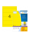 Herma Etykiety Special 4296 na segregatory A4 żółte 192 x 61mm papier matowy nieprzejrzysty 400szt. zaokrąglone narożniki 4296 - nr 2