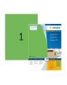 Herma Etykiety kolorowe 4404 A4 samoprzylepne 210 x 297mm papier matowy zielony 100 szt 4404 - nr 2
