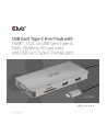 Club 3D Club3D hub USB-C, 9-in-1 hub s HDMI, VGA, 2x USB Gen1 Type-A, RJ45 (CL3) - nr 17