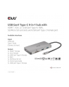 Club 3D Club3D hub USB-C, 9-in-1 hub s HDMI, VGA, 2x USB Gen1 Type-A, RJ45 (CL3) - nr 36