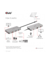 Club 3D Club3D hub USB-C, 9-in-1 hub s HDMI, VGA, 2x USB Gen1 Type-A, RJ45 (CL3) - nr 6