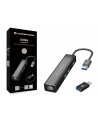 Conceptronics Conceptronic - hub - 3 ports USB hub - 3 - Czarny (DONN07BA) - nr 1