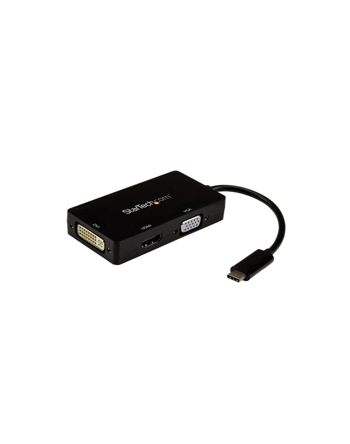 StarTech Adapter HDMI VGA USB C - DVI Czarny (CDPVGDVHDBP) główny