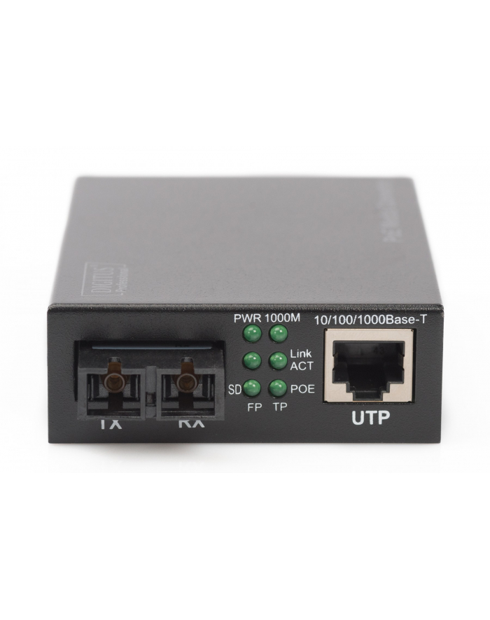Digitus Konwerter Światłowodowy Gigabit Poe Multim. Media Rj45/Sc Mm Pse (DN82150) główny